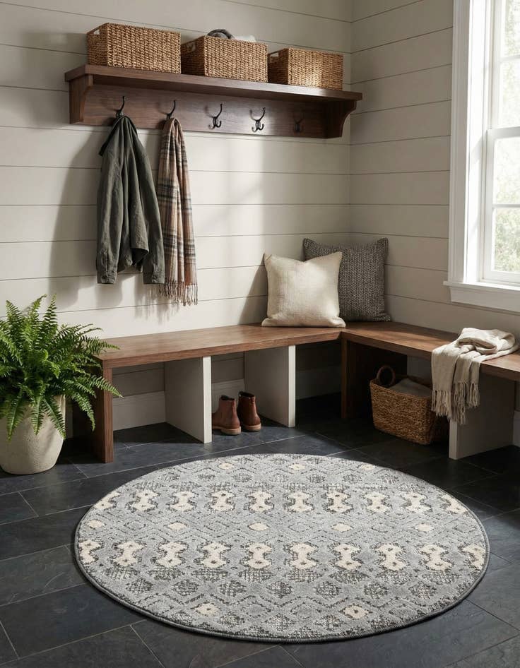 Detail image of 3' 3 x 3' 3 Arlo Round Rug