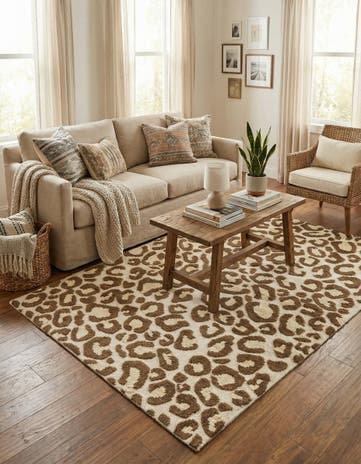 4' 1 x 6' 1 Hand Knotted Gabbeh Rug
