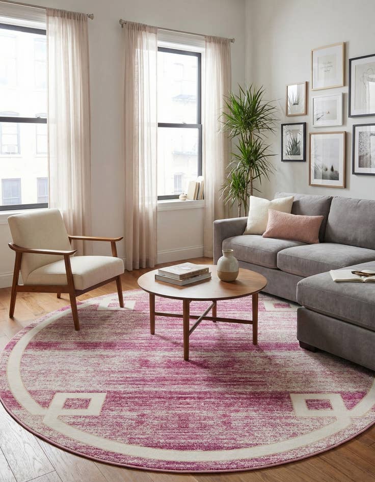 Detail image of 7' 10 x 7' 10 Uptown Lenox Hill Round Rug