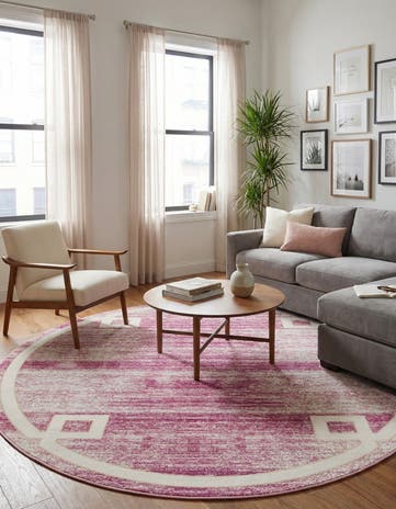 Jill Zarin 7' 10 x 7' 10 Uptown Lenox Hill Round Rug