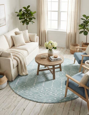 7' 10 x 7' 10 Paxon Trellis Round Rug