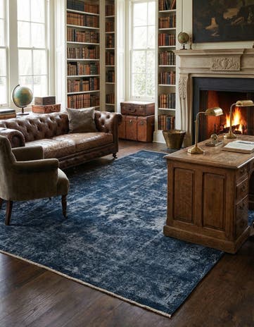 6' 2 x 9' 7 Hand Knotted Ultra Vintage Persian Wool Rug