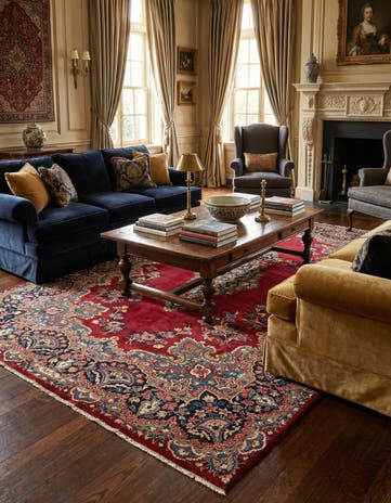6' 2 x 10' 5 Tabriz Wool Rug