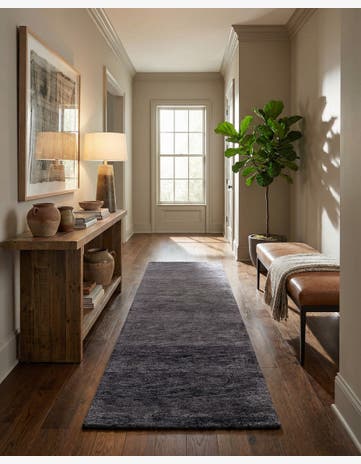 2' 5 x 8' Hand Knotted Gabbeh Wool Runner Rug