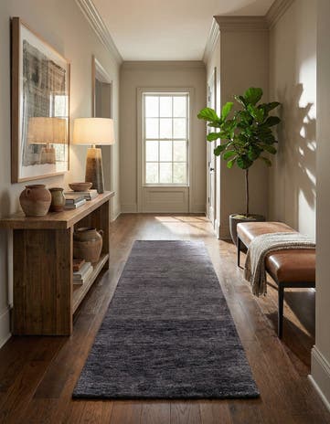 2' 5 x 8' Hand Knotted Gabbeh Wool Runner Rug