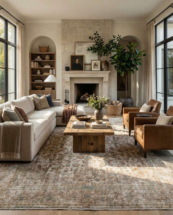 9' 5 x 11' 10 Hand Knotted Ultra Vintage Persian Wool Rug