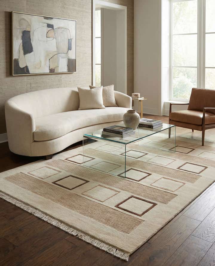 4' 10 x 6' 9 Hand Knotted Darya Wool Rug