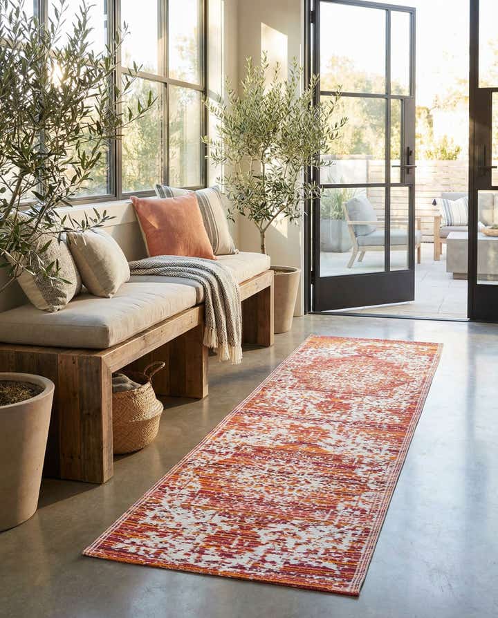 2' x 6' Easy-Clean Vista Breeze Indoor / Outdoor Runner Rug