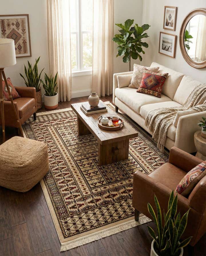 6' x 9' Bokhara Rug