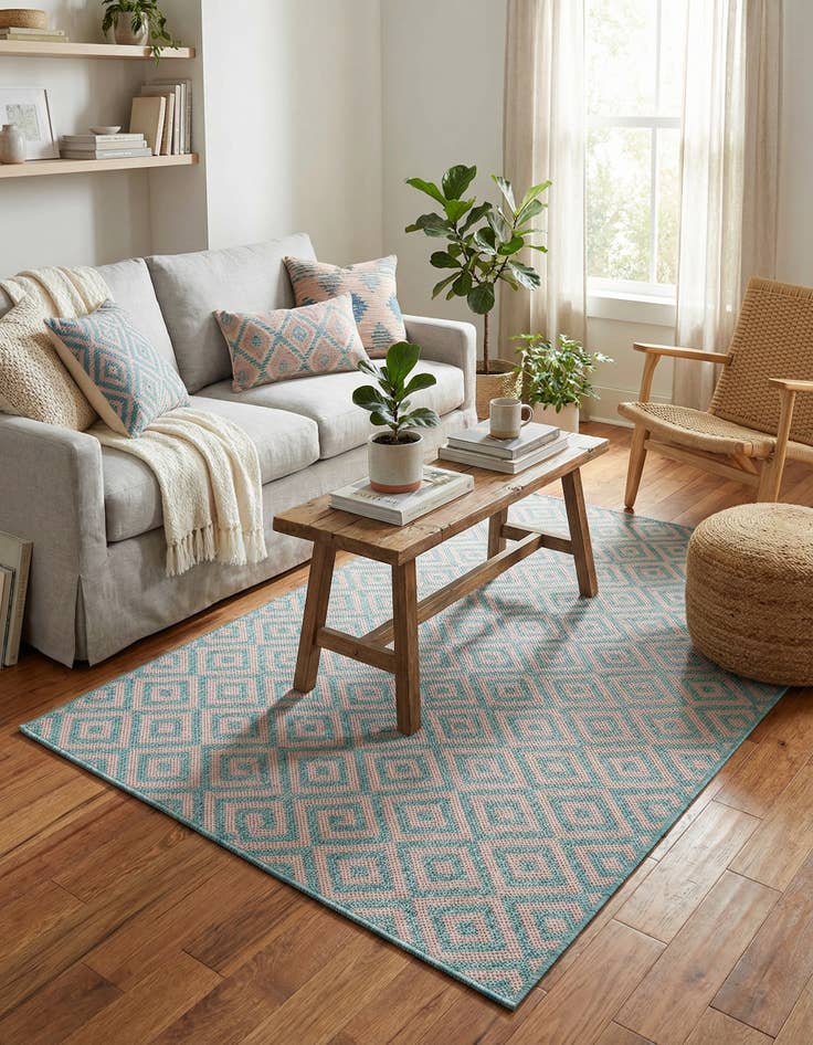 Detail image of 3' x 5' 3  Washable Jill Zarin Costa Rica Indoor / Outdoor Rug