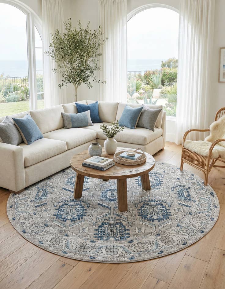 Detail image of  12' x 12' Nyla Round Rug