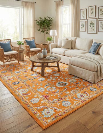 Orange Aurelia Rug