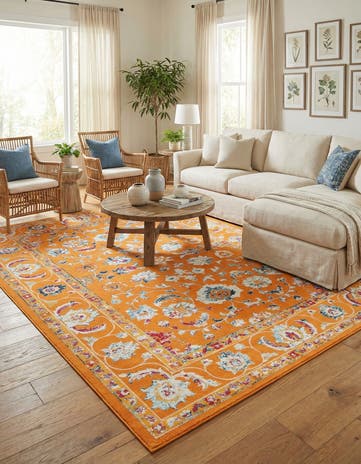 Orange Aurelia Rug