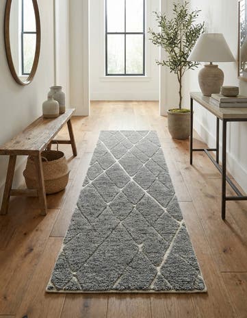 2' x 8' Atlas Moroccan Wool Runner Rug