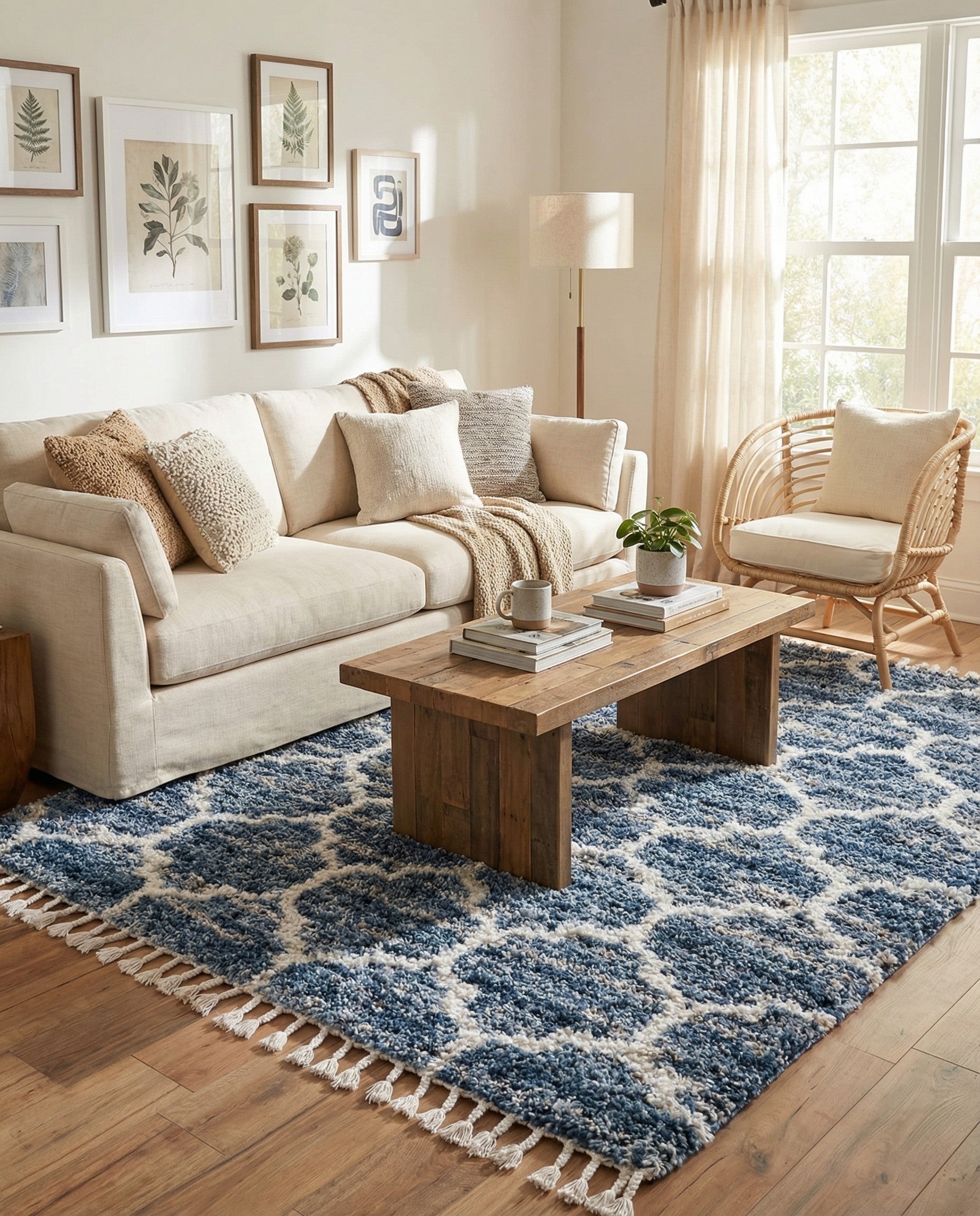  8' x 8' Athena Shag Square Rug