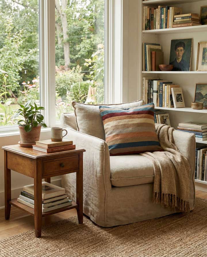 3' 3 x 3' 3 Hand Woven Pillow Wool Square Rug