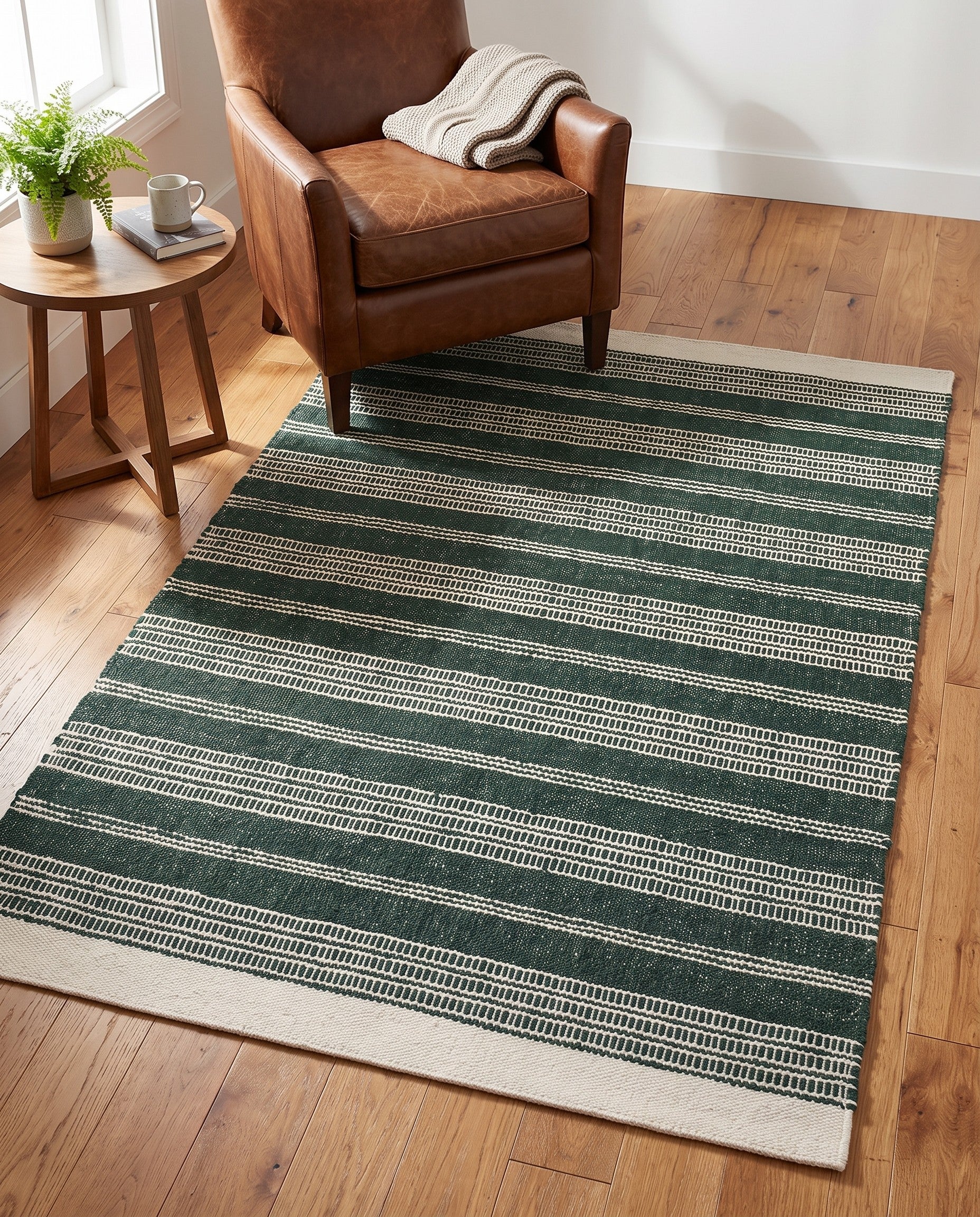 4' 1 x 6' 1 Hand Woven Lariat Rug
