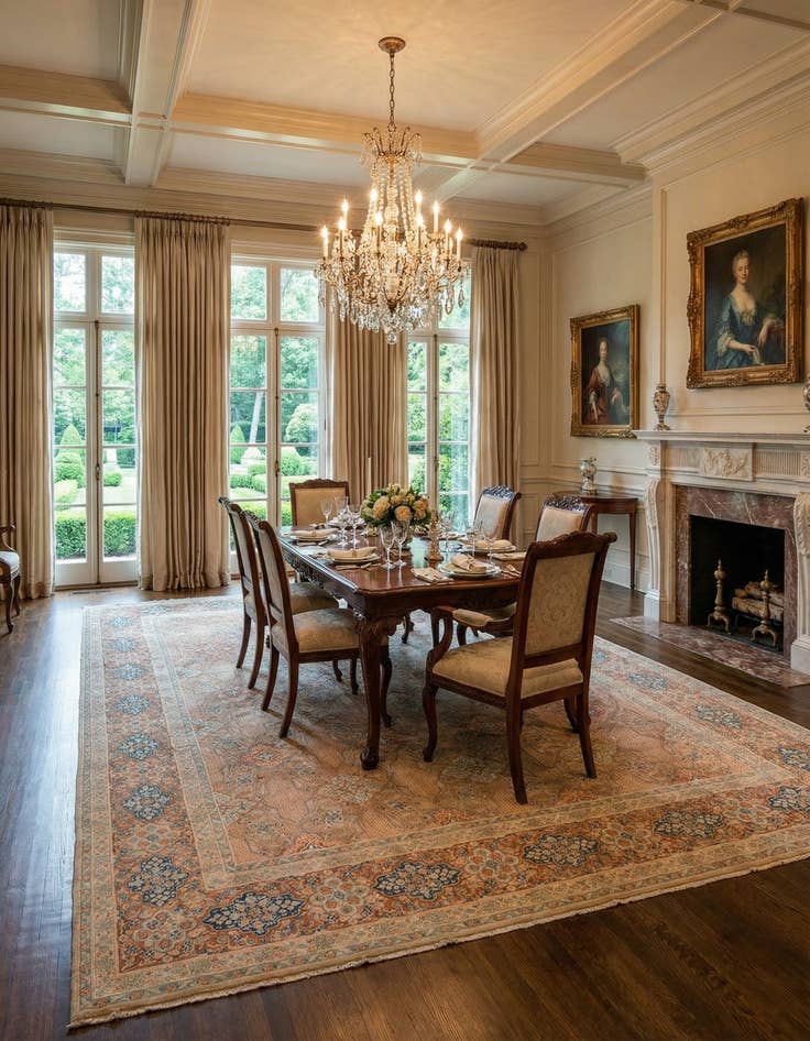 Detail image of 9' 9 x 13' 11 Vintage Royal Rug