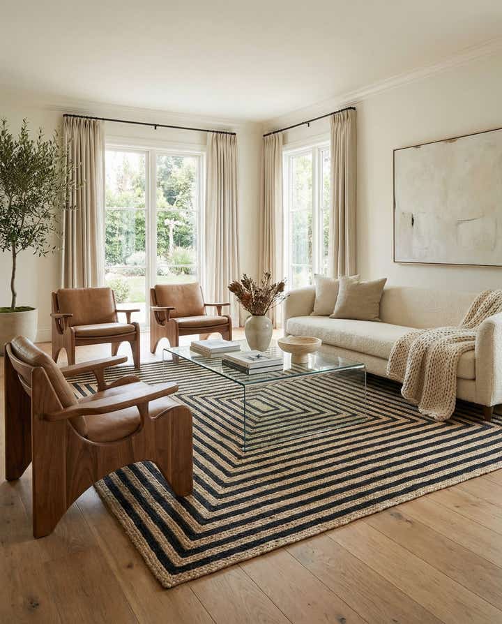 8' 2 x 9' 7 Hand Knotted Darya Wool Rug