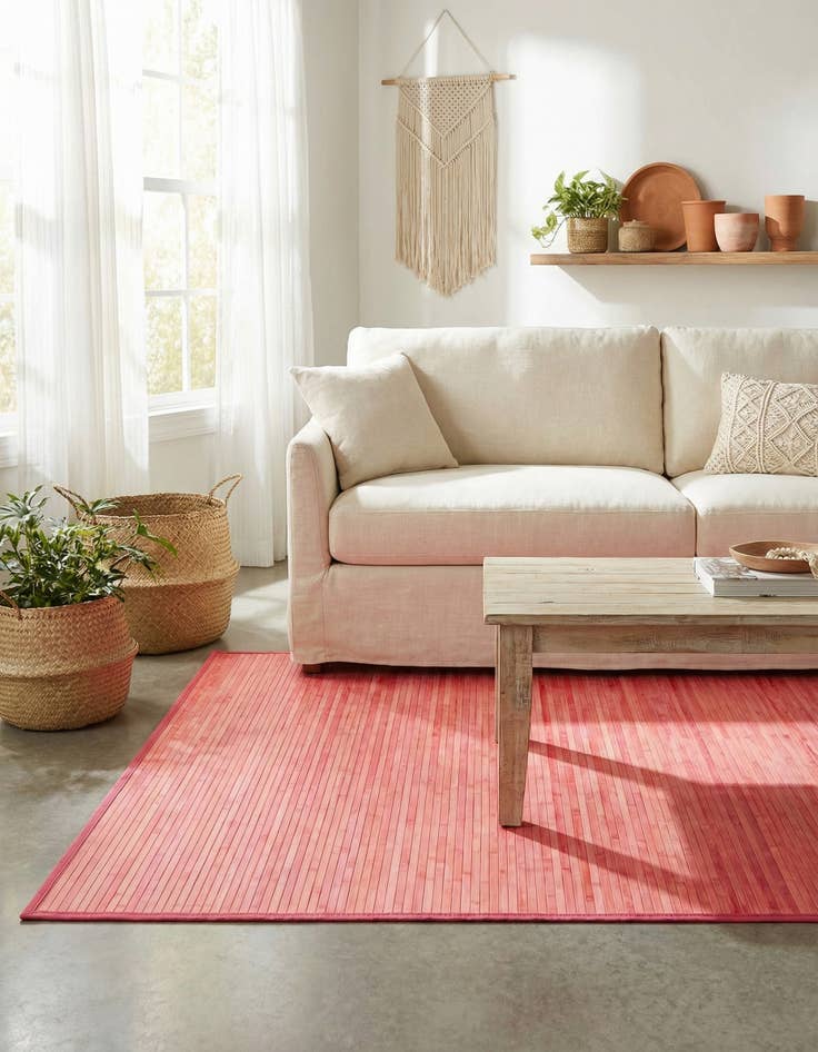 Detail image of 5' 3 x 7' 10 Bamboo Rug