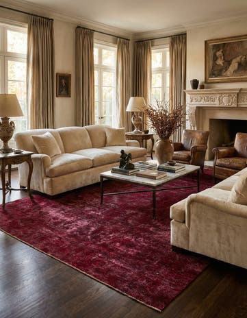 9' 2 x 12' 3 Hand Knotted Ultra Vintage Persian Wool Rug