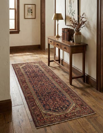 3' 10 x 10' 8 Hand Knotted Shahsavand Persian Wool Runner Rug