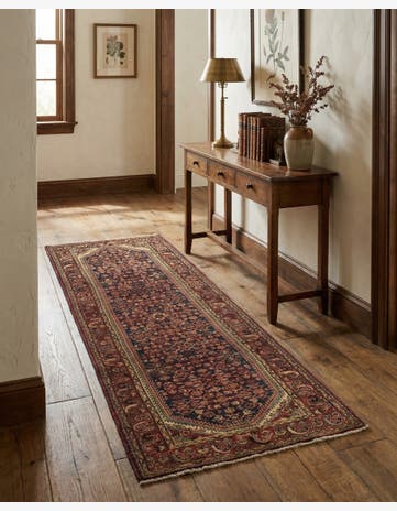 3' 10 x 10' 8 Hand Knotted Shahsavand Persian Wool Runner Rug