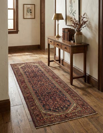 3' 10 x 10' 8 Hand Knotted Shahsavand Persian Wool Runner Rug