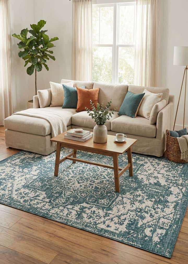 9' x 12' Easy-Clean Jill Zarin Dubai Indoor / Outdoor Rug