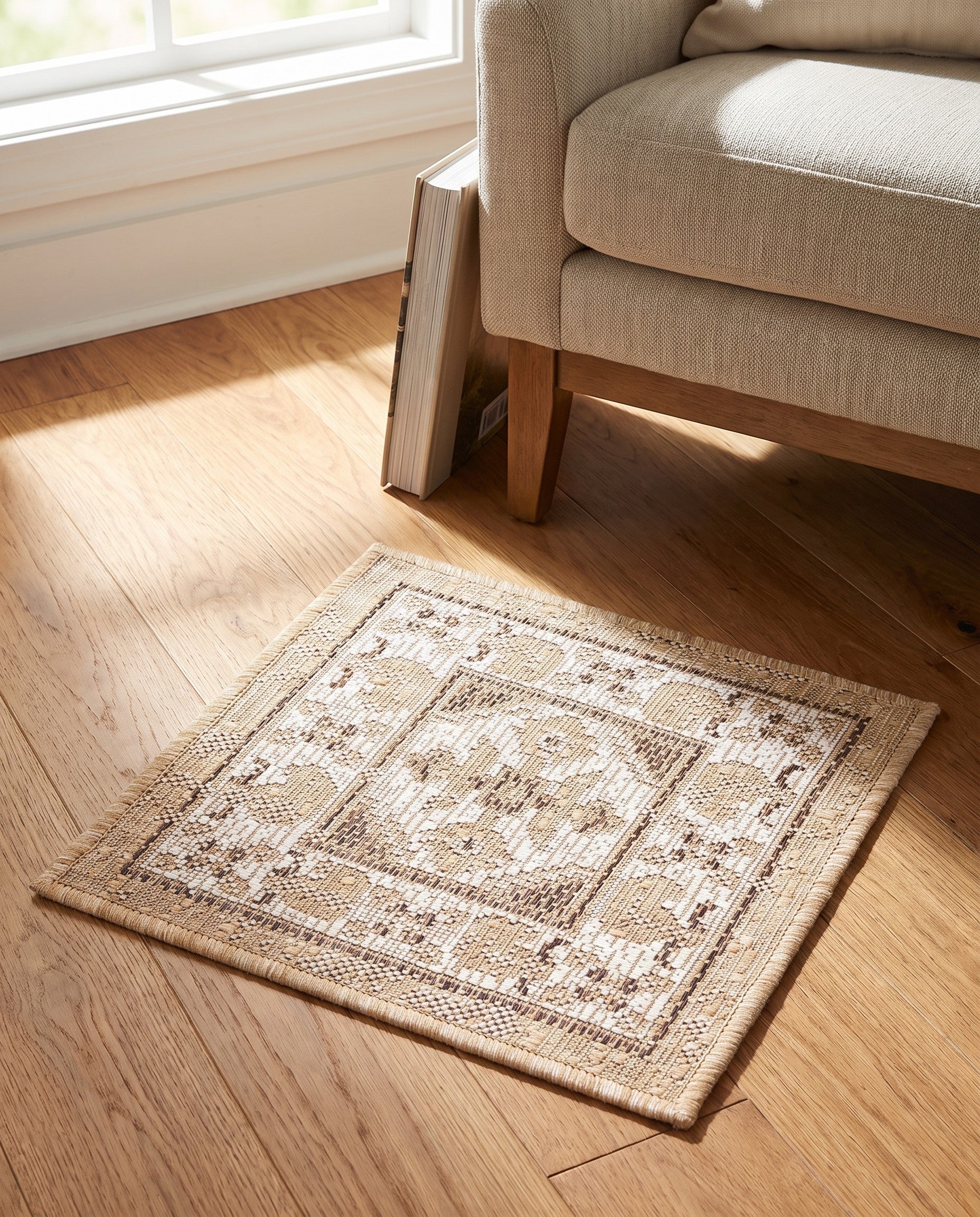 1' 4 x 1' 4 Easy-Clean Traditional Indoor / Outdoor Sample Rug