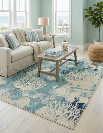 7' 10 x 11' Washable Amalfi Rug