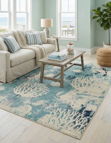 7' 10 x 11' Washable Amalfi Rug
