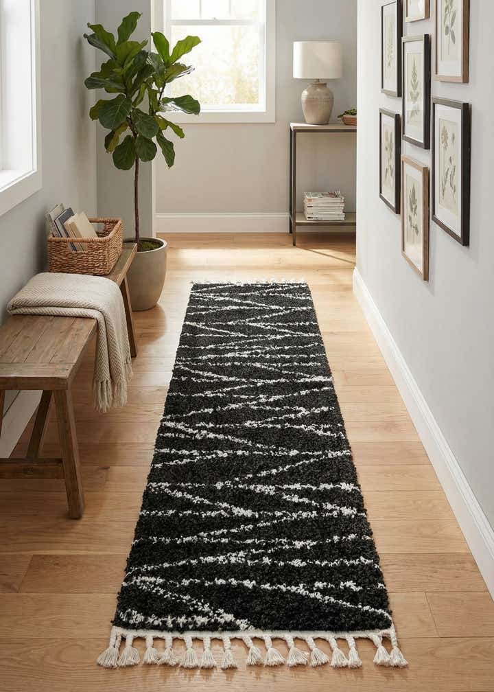 2' x 8' Serenity Shag Runner Rug