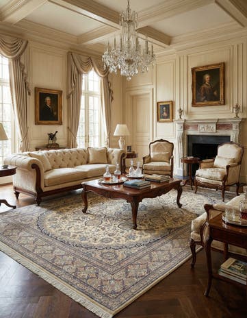 9' 8 x 12' 11 Hand Knotted Nain Rug