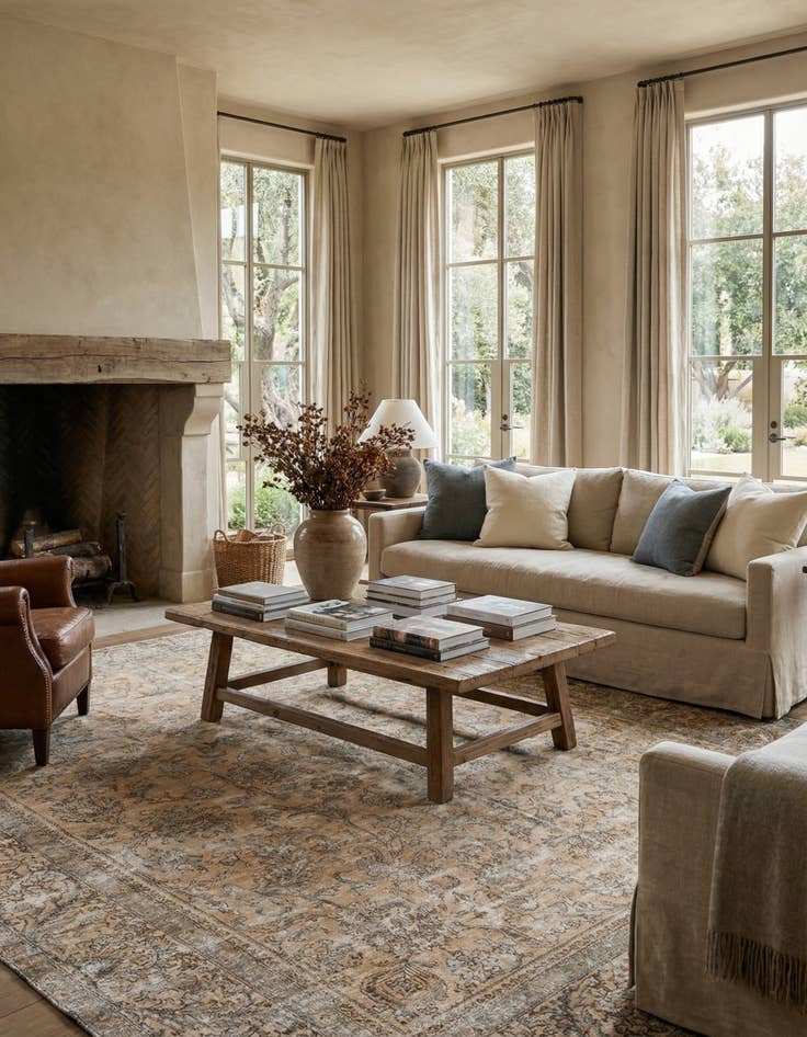 Detail image of  9' 8 x 12' 6  Hand Knotted Ultra Vintage Persian Wool Rug