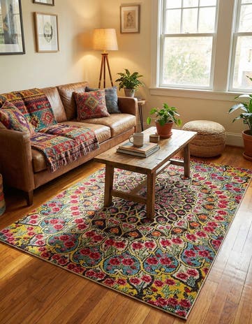 4' x 6' Washable Carnevale Rug