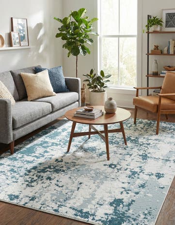 Navy Blue Abbey Rug