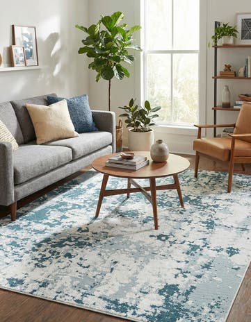 Navy Blue Abbey Rug