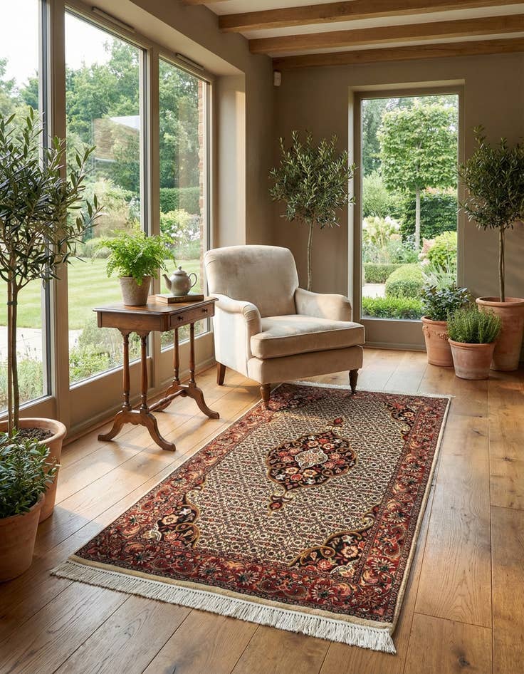 Detail image of 2' 11 x 4' 7 Bidjar Wool Rug