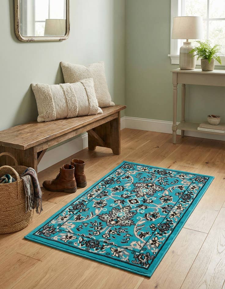 Detail image of 2' x 3' Kashan Design Rug