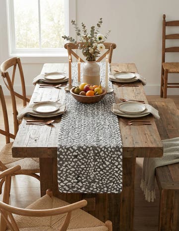 1' 2 x 8' Handmade Braided Chindi Table Runner Rug