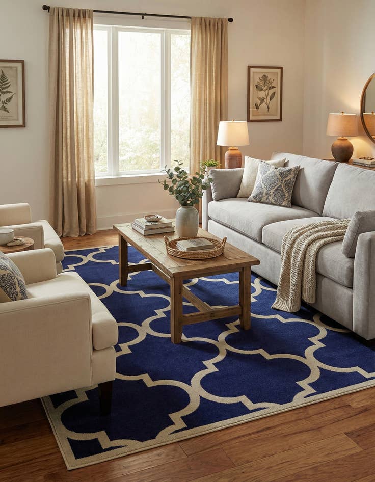 Detail image of 10' x 13' Trellis Rug