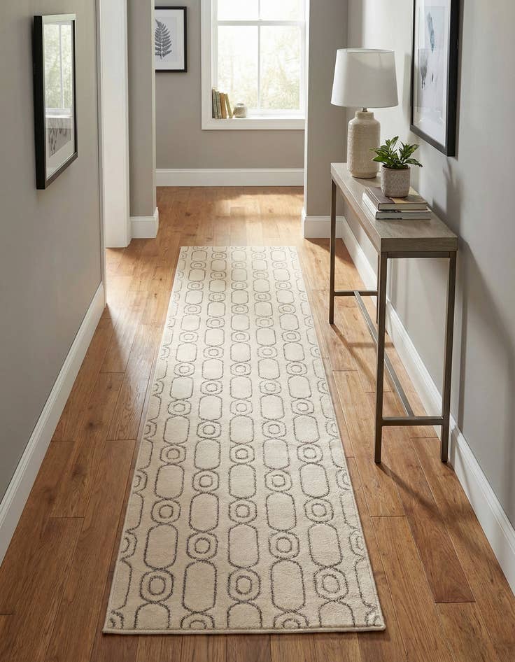 Detail image of 2' 7 x 12' Vogue Geo Runner Rug