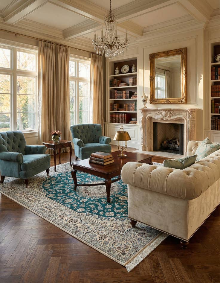 Detail image of  5' x 7' 6 Nain Rug