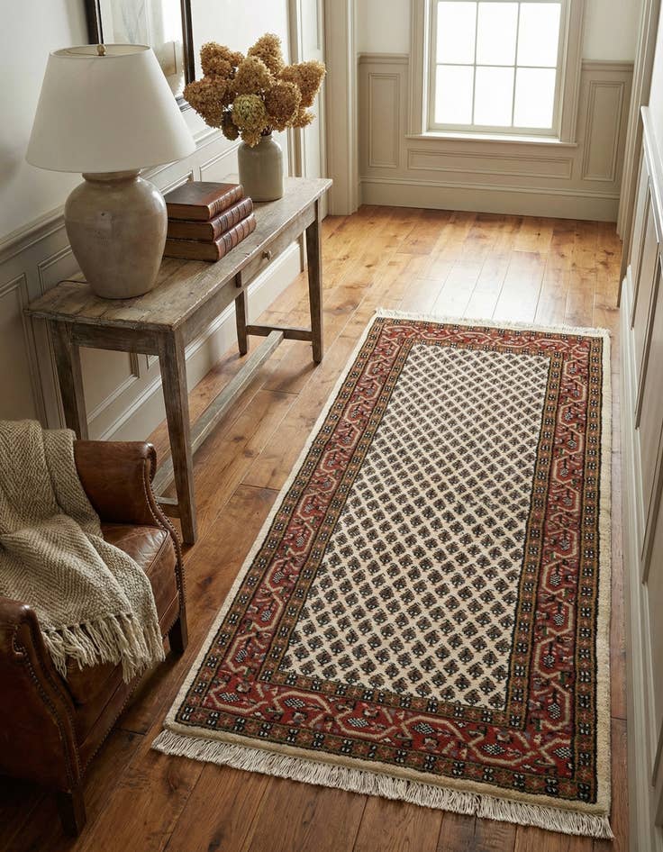 Detail image of 3' x 5' 4  Hand Knotted Mir Wool Rug