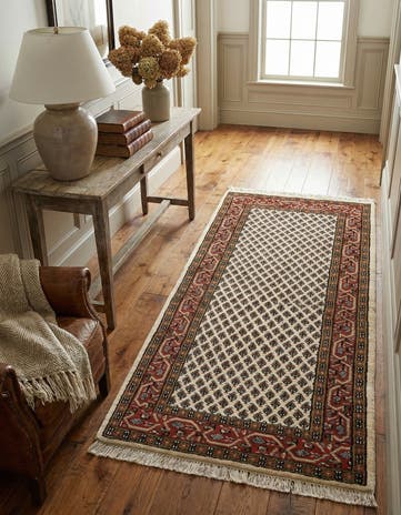 3' x 5' 4 Hand Knotted Mir Wool Rug