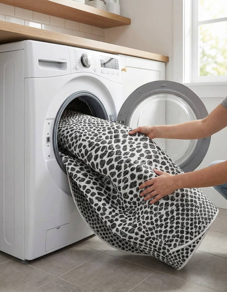 Detail image of 5' 3 x 8'  Washable Jill Zarin Cape Town Indoor / Outdoor Oval Rug