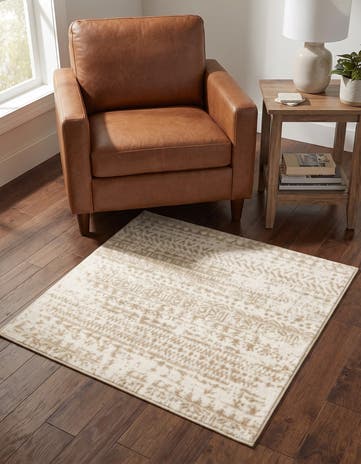 Snow White Hermitage Square Rug