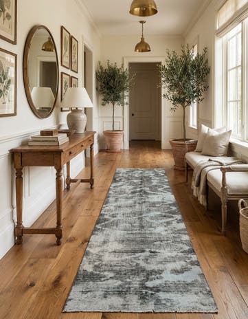 2' 10 x 11' 4 Hand Knotted Ultra Vintage Persian Wool Runner Rug