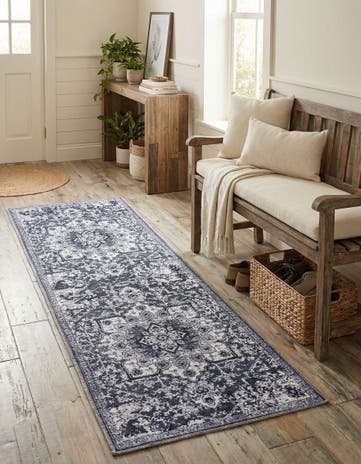2' x 6' Washable Francesca Runner Rug